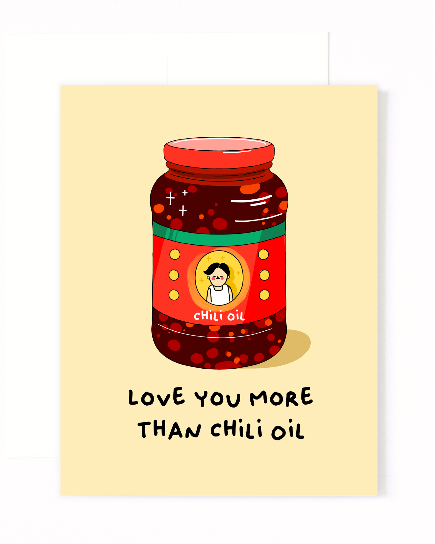 Chili Oil Greeting Card